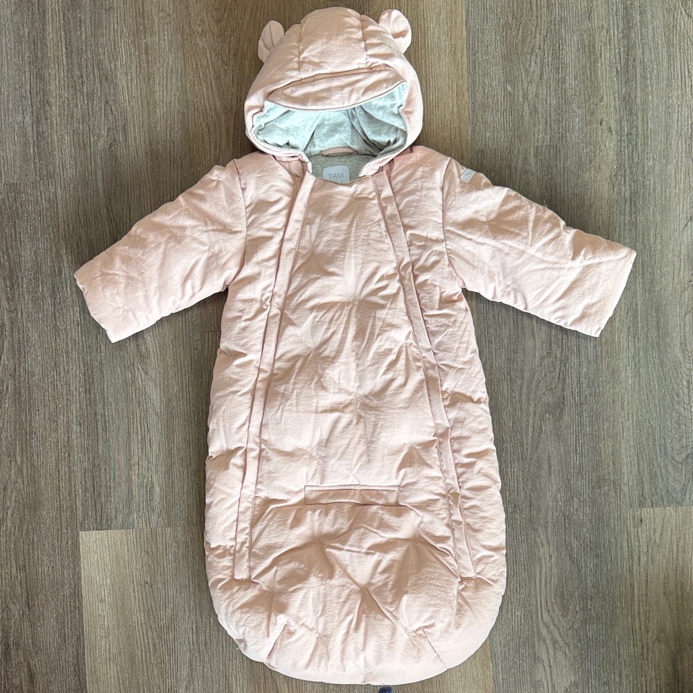 7am Enfant Cozy Pink Kids Snow suit